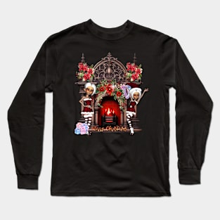 Elves are looking forward to Christmas. Long Sleeve T-Shirt